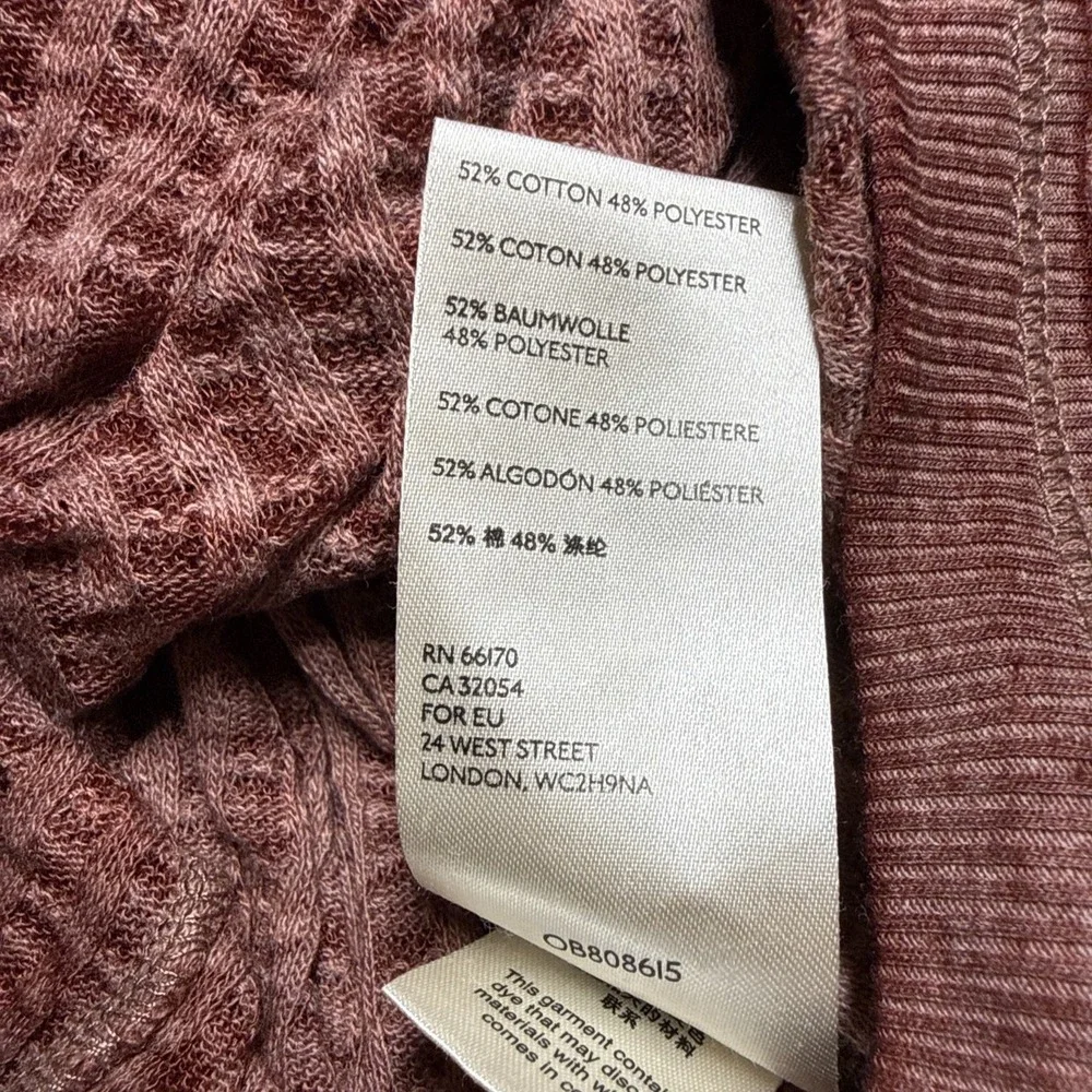 Free People We The Free South Side Thermal Top in Cinnamon Size XS